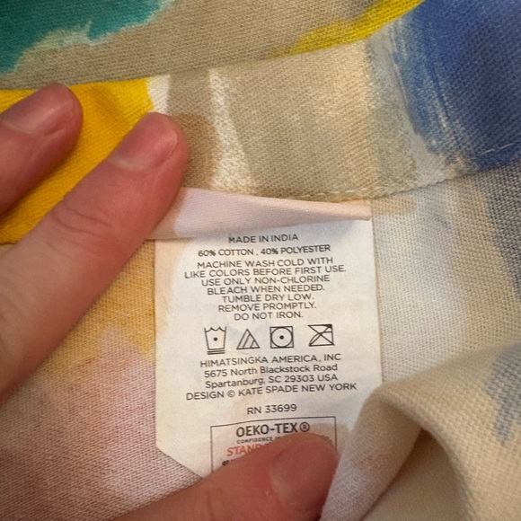 Kate Spade Floral Shower Curtain - Picture 4 of 5